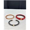 Image 4 : Leather + Wood Bracelets