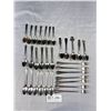 Image 1 : 3 Sets of Silver Spoons, One Set of Forks + Souviner Spoons