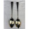 Image 7 : Pair of Antique Silver Handle Knives, Set of 4 Spoons, Set of Salt Spoons + More