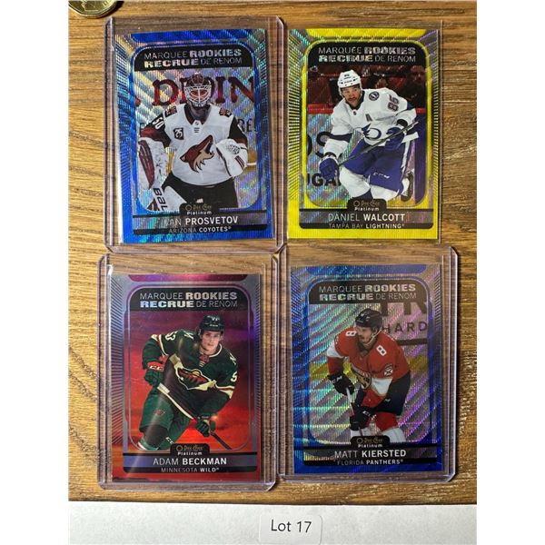 2021-22 OPC Platinum Lot – Marquee Rookies Parallels - hockey card