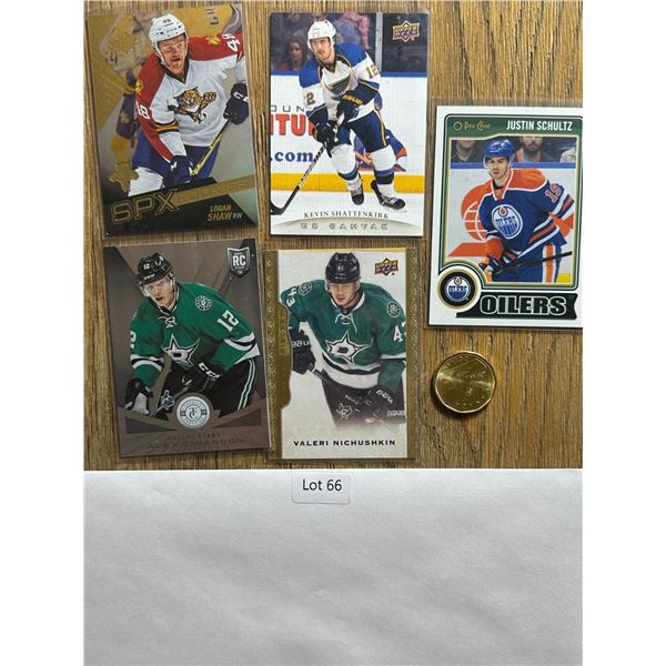 Mixed RC & Insert Lot – Shaw / Shattenkirk / Nichushkin / Chiasson / Schultz - hockey card