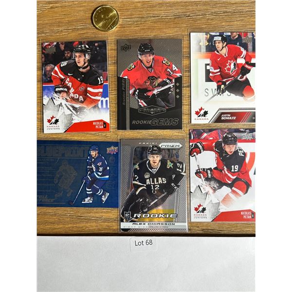 RC Showcase Lot – Petan / Pirri / Schultz / Chiasson - hockey card