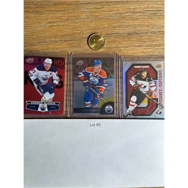 Connor McDavid Trio – Tims Collectors Series - hockey card