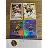 Image 1 : Sidney Crosby & Stars Insert Lot – 4 Cards - hockey card