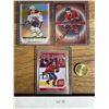 Image 1 : A great 3-card lot featuring Montreal Canadiens star Cole Caufield - hockey card
