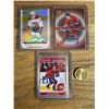 Image 9 : A great 3-card lot featuring Montreal Canadiens star Cole Caufield - hockey card