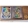 Image 1 : Aaron Rodgers Gold Team & Z-Stars Inserts – 2 Cards - Football Card