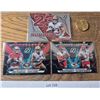 Image 1 : Christian McCaffrey & Patrick Mahomes Zenith Inserts – 3 Cards - Football Card