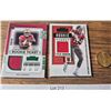 Image 1 : Trey Sermon & Tyler Johnson Rookie Relic Lot – 2 Cards - Football Card