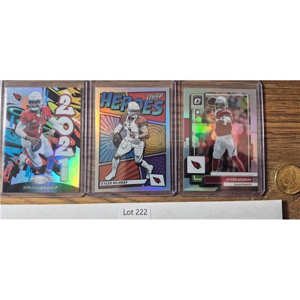 Kyler Murray Prestige & Optic Lot – 3 Cards - Football Card