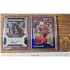 Image 1 : Luigi Vilain & Trey McBride Auto & Relic Lot – 2 Cards - Football Card