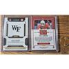 Image 2 : Luigi Vilain & Trey McBride Auto & Relic Lot – 2 Cards - Football Card