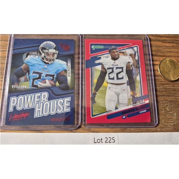 Derrick Henry Prestige & Donruss Lot – 2 Cards - Football Card