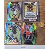 Image 1 : Ihmir Smith-Marsette & Nick Chubb Mixed Football Lot – 4 Cards - Football Card