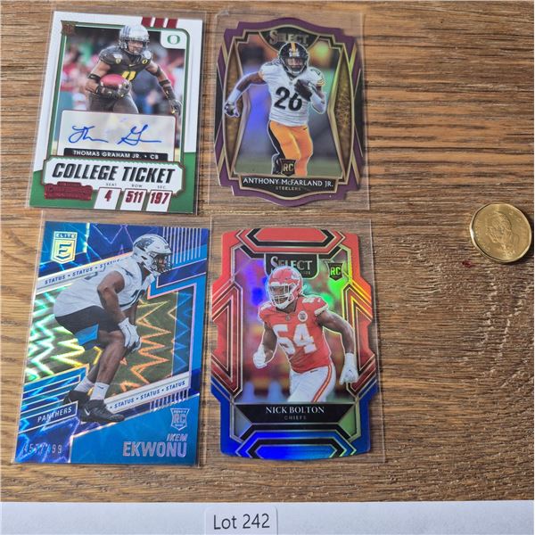 Thomas Graham Jr. Auto, Anthony McFarland Jr., Ikem Ekwonu 457/499 & Nick Bolton Rookie - Football C