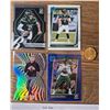 Image 1 : Zach Wilson 4-Card Lot Including Reaching for the Stars & Rated Rookies - Football Card
