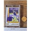 Image 1 : Justin Jefferson “First Score” Memorabilia Card (#9/27) - Football Card