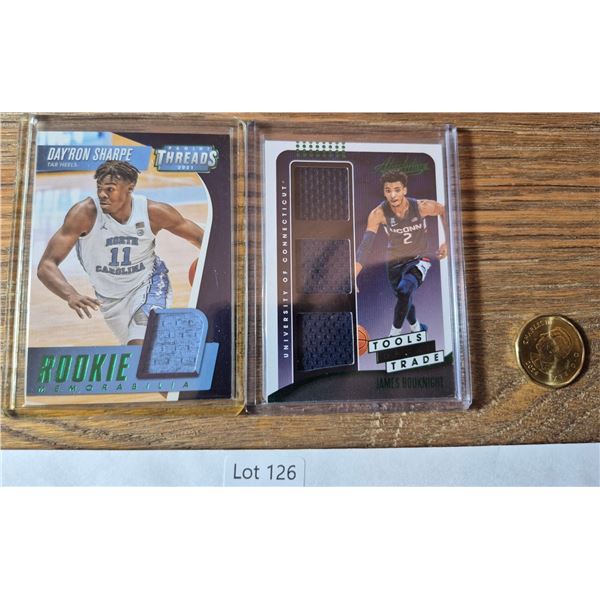 Rookie Memorabilia Duo - Basketball Card