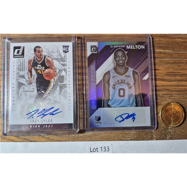 Signature Series Autograph Lot - Basketball Card