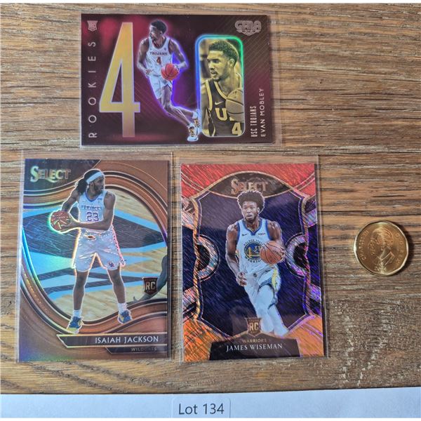 Rookie Trio – Mobley, Jackson & Wiseman - Basketball Card