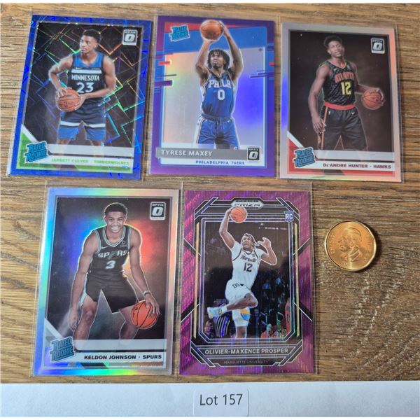 Optic Rated Rookie Lot – 5 Cards - Basketball Card