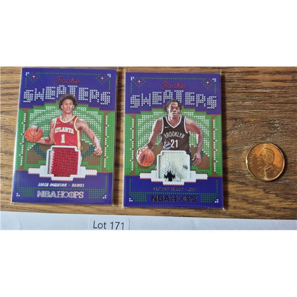 Rookie Sweaters Dual Lot – Jalen Johnson & Day’Ron Sharpe - Basketball Card