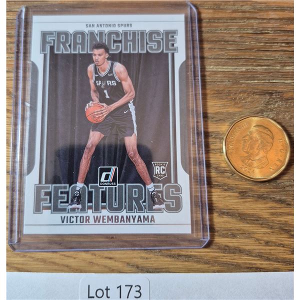 Victor Wembanyama – 2023-24 Donruss Franchise Features Rookie - Basketball Card