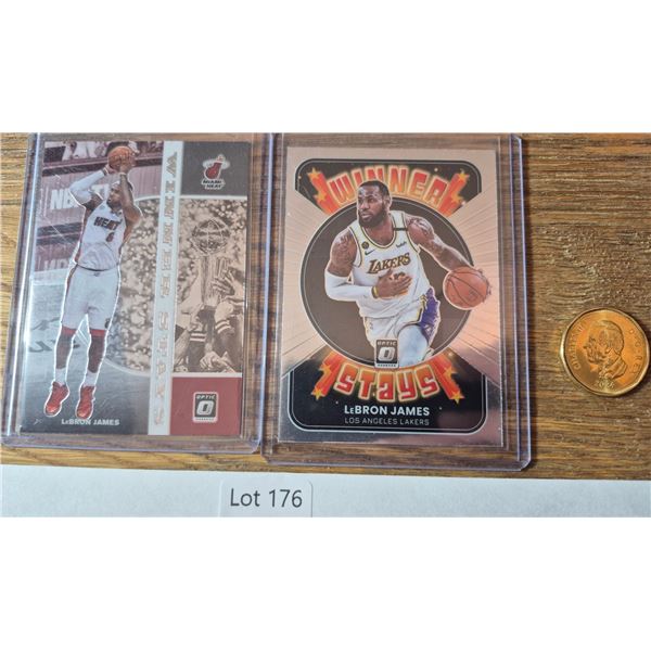 LeBron James Winner Stays Duo (Heat & Lakers) - Basketball Card
