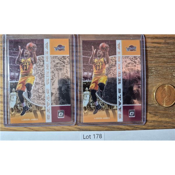 LeBron James Winner Stays Pair (Cavaliers) - Basketball Card
