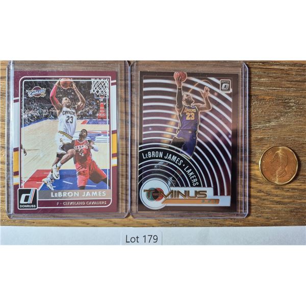 LeBron James Donruss + Optic T‑Minus - Basketball Card