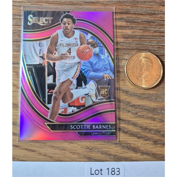 Scottie Barnes 2021 Select Draft Picks Pink - Basketball Card