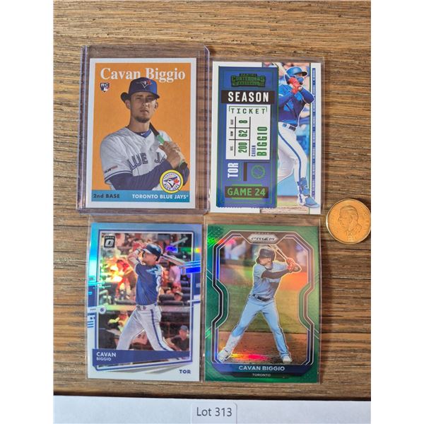 Cavan Biggio Blue Jays Lot (4) - Baseball Card