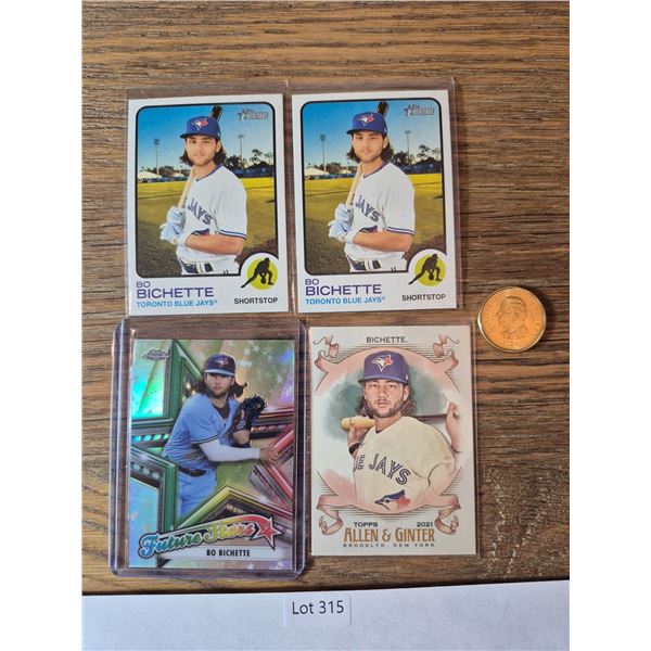Bo Bichette Toronto Blue Jays Lot (4) - Baseball Card