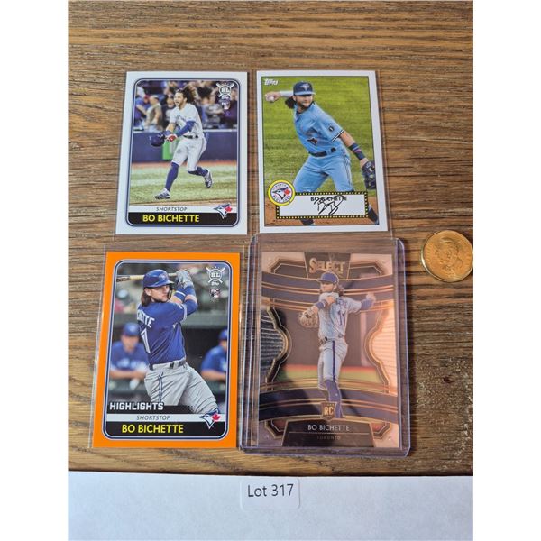 Bo Bichette Rookie & Highlights Lot (4) - Baseball Card