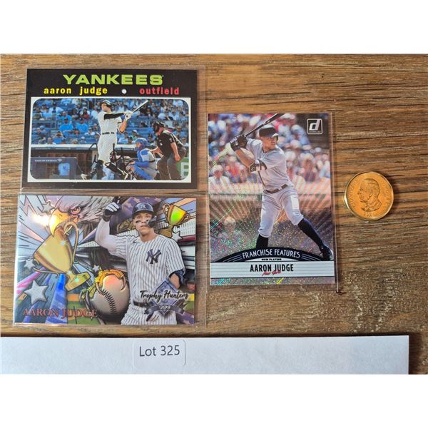 Aaron Judge Trophy Hunters / Heritage / Franchise Features Lot (3) - Baseball Card