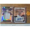 Image 1 : Brandon Lowe Auto & Colton Welker Relic Lot (2) - Baseball Card