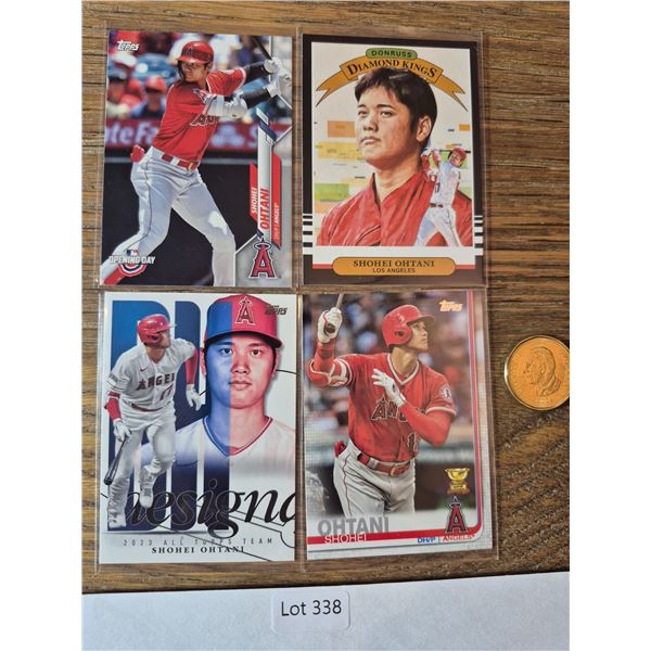 Shohei Ohtani Multi-Brand Lot (4) - Baseball Card