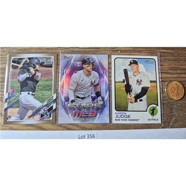 Aaron Judge & Luis Gonzalez Topps Lot (3) - Baseball Card