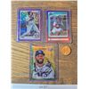 Image 1 : Randy Arozarena 67/99, Royce Lewis 16/250 & Kevin Parada Refractor Lot (3) - Baseball Card