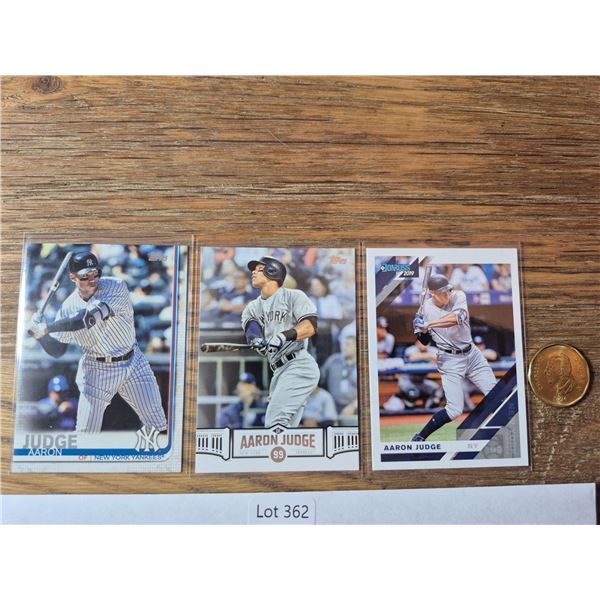 Aaron Judge Topps & Donruss Lot (3) - Baseball Card