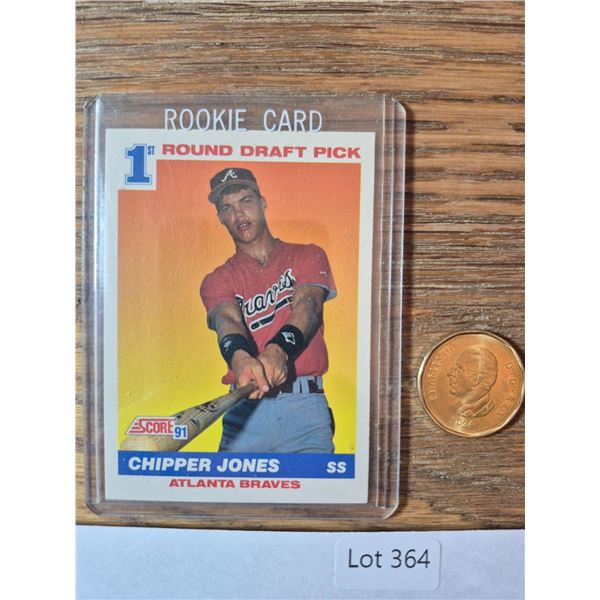Chipper Jones Rookie Card (1) - Baseball Card