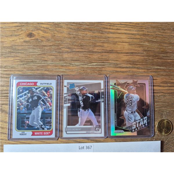 Luis Robert Rookie Lot (3) - Baseball Card