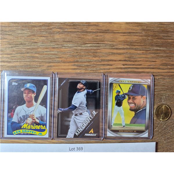 Ken Griffey Jr. Career Lot (3) - Baseball Card