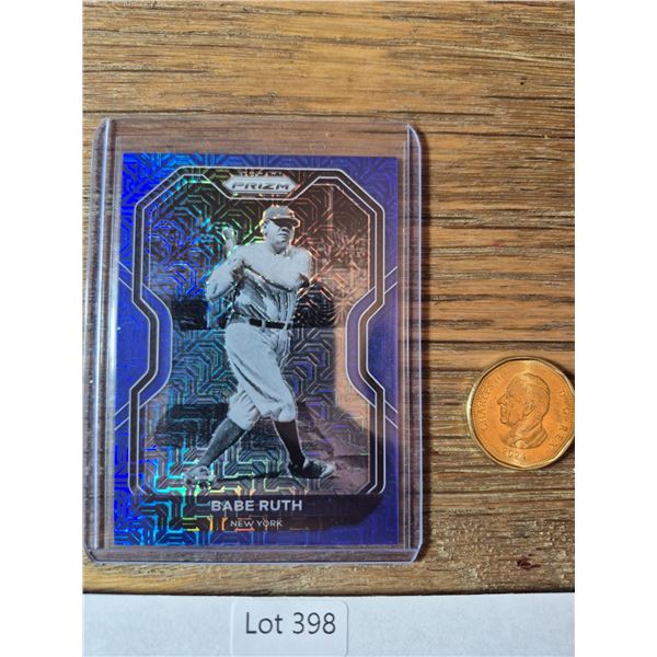 Babe Ruth Blue Prizm #088/199 - Baseball Card