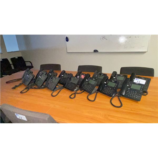 16 PANASONIC KX-NT630 COMMERCIAL OFFICE IP PHONE SYSTEM HANDSETS