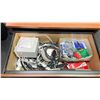 Image 2 : CHERRY 2 DRAWER LATERAL STORAGE FILE CABINET WITH CONTENTS