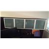 Image 2 : DARK WOOD L SHAPED SINGLE PEDESTAL EXECUTIVE OFFICE DESK WITH HUTCH & MOBILE OFFICE CHAIR