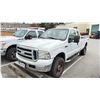 Image 1 : 2007 FORD F-350 FX4 SUPERDUTY, 2DR WITH 2 COACH DOORS PU, WHITE, VIN 1FTWX31597EA25364,