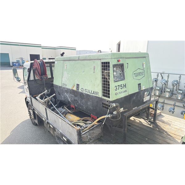 SULLAIR 375H HEAVY DUTY INDUSTRIAL JOBSITE ROTARY SCREW COMPRESSOR