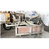Image 1 : SHOTCRETE HEAVY DUTY METAL INDUSTRIAL HOSE JIG WITH HOSES IN WOODEN PALLET CRATE